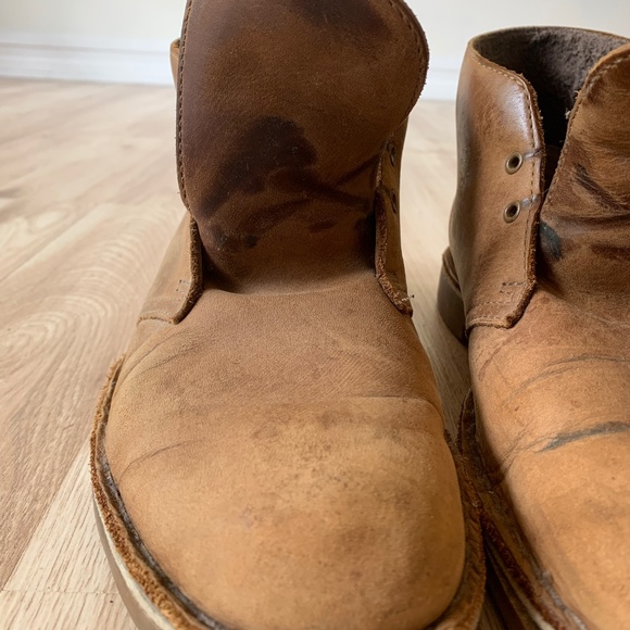 Classic Clarks Desert Boots in Tan – Size 10M main image 8